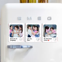 Mom's Personalized Fridge Magnet Trio