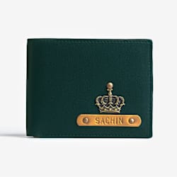 Personalized Sleek Vegan Leather Men's Wallet