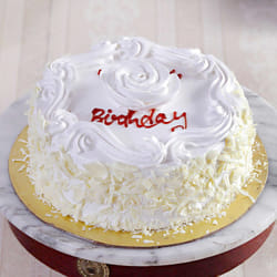 Buy Round Vanilla Cakes Half Kg Online Send Express Gifts Same Day Delivery Igp Com