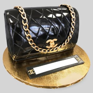 Order Chanel Bag Fondant Cake  Kg Online at Best Price, Free  Delivery|IGP Cakes
