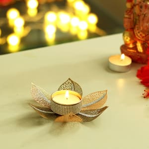 metal lamp for diwali