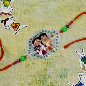 Lovely Cartoon Character Lightning Kids Rakhi: Gift/Send Rakhi Gifts Online  L11100687 |