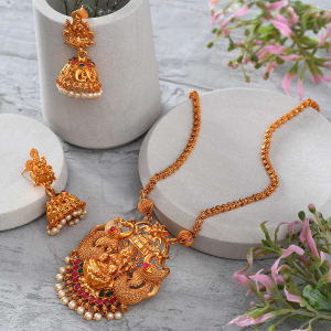 temple jewellery set online