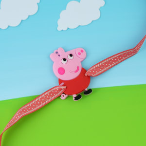 Pink Cartoon Kids Rakhi: Gift/Send Rakhi Gifts Online J11141188 |