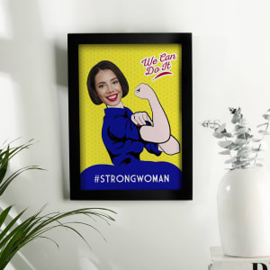 Strong Woman Personalized Photo Frame