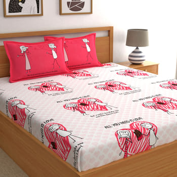 bed sheet pillow cover