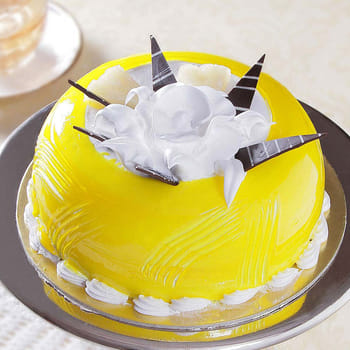 Order Dome Shaped Pineapple Cake Half Kg Online At Best Price Free Delivery Igp Cakes