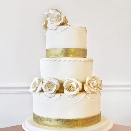 3 Tier Rosette Fondant Cake (8 Kg)-picture-37