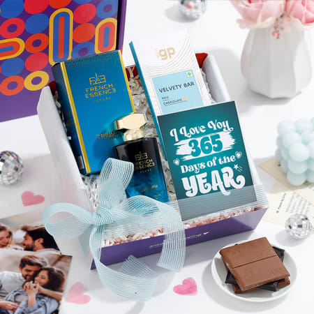 365 Days Of Love Anniversary Hamper For Him-picture-24