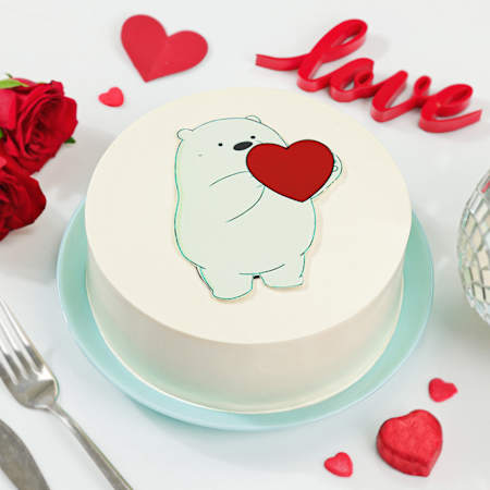 Adorable Bear Valentine Cake-picture-34