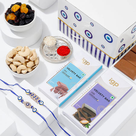 Alluring Evil-Eye Rakhi Hamper-picture-14
