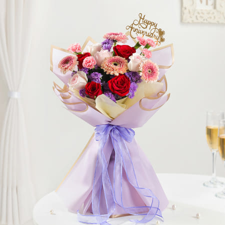 Anniversary Timeless Blooms Bouquet-picture-10
