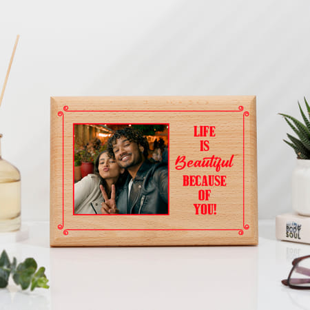 Beautiful Life Personalized Wooden Photo Frame-picture-38