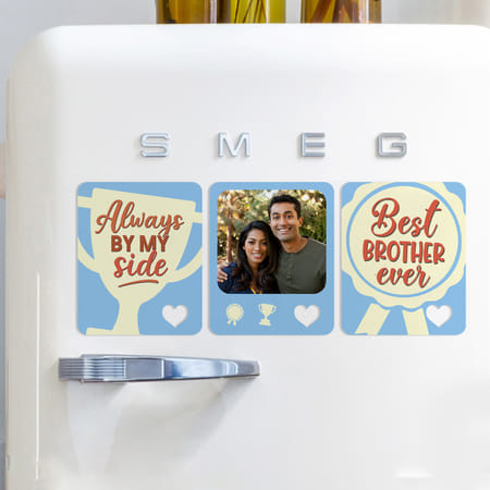 Best Brother Personalized Fridge Magnets Trio-image-23