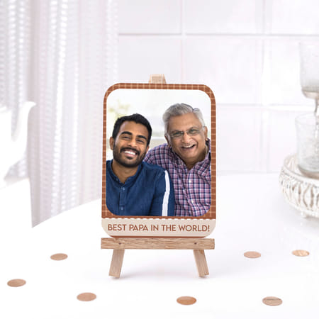 Best Papa Personalized Photo Frame With Easel-picture-39