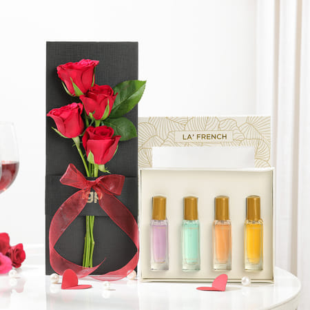 Blooms And Fragrance Gift Combo-picture-11