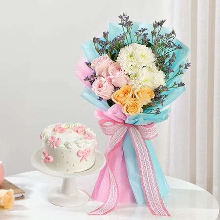Blush Harmony And Delight Cake Combo