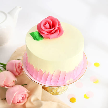 Blush Rose Pastel Cake-picture-32