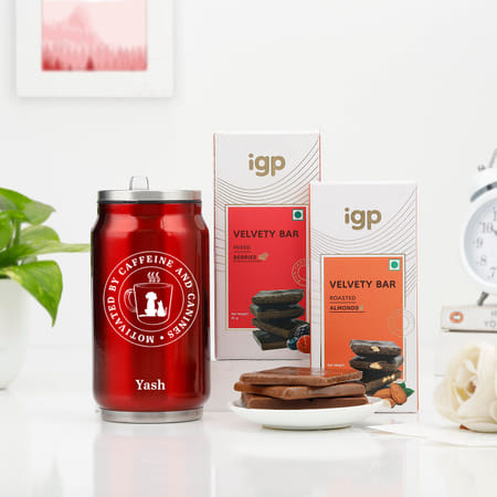 Boosted Bliss Personalized Hamper For Men-image-6