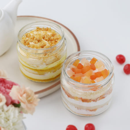 Butterscotch and Mix Fruit Jar Cakes-picture-10