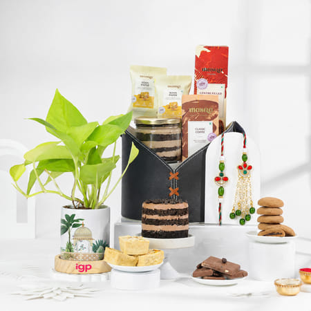 Charming Bhaiya Bhabhi Rakhi Hamper-picture-35