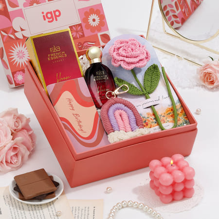 Charming Birthday Bliss Hamper For Her-picture-26