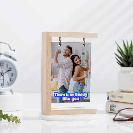 Cherished Siblings Personalized Wooden Photo Holder-picture-13