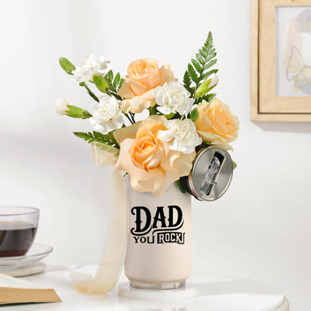 Chilled Cheers Floral Arrangement For Dad-image-26