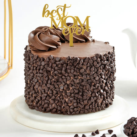 Choco Chip Truffle Cake For Mom (300 gm)-picture-25