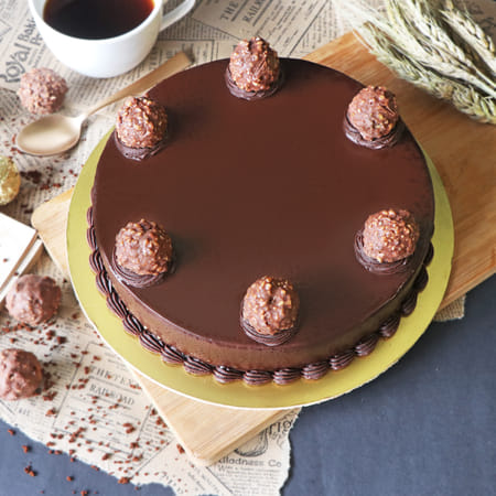 Choco-licious Truffle Extravaganza Cake - Half Kg-image-9