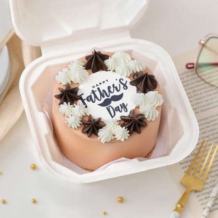 Chocolate Ecstasy Father's Day Cake (200 Gm)-image-46