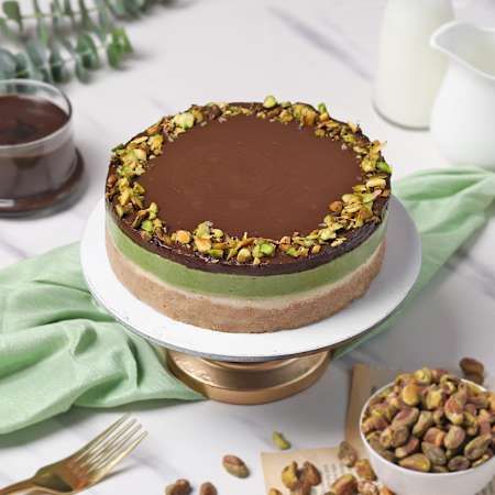 Chocolate Kunafa Cheesecake - (600 Gms)-picture-36