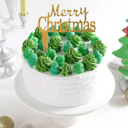 Buy Christmas Cake Online| Santa Cake| Santa Cupcake – Kukkr