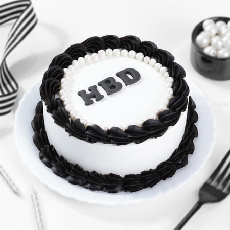 Classic Black And White Cake (1 Kg)-picture-40