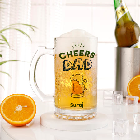 Classic Clear Beer Mug - Personalized-picture-24