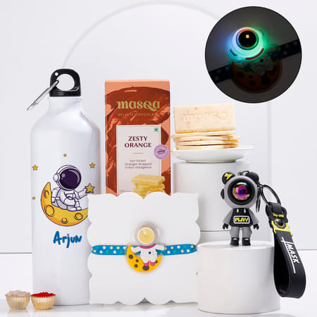 Cosmic Adventure Personalized Rakhi Hamper-image-7