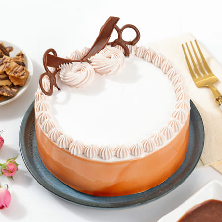 Creamy Butterscotch  Cake