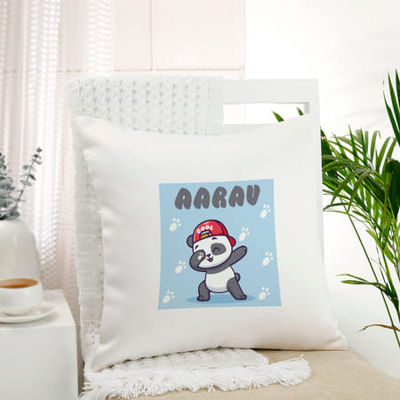 Dabbing Panda Personalized Cushion-picture-11