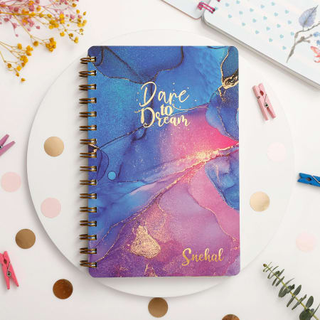 Your Name Print Diary Peen Set | Customised Diary and Pen | Personalised  Diary | 200 Pages | Office Diary | Diary for Men | Diary For Gift | Diary  for Women Blue : Amazon.in: Office Products
