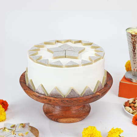 Delicious Kaju Katli Cake-picture-10