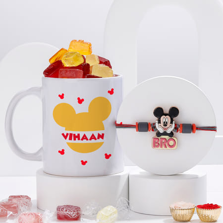 Delightful Personalized Bro Rakhi Hamper-picture-46