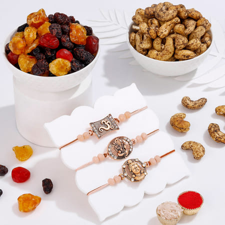 Divine Trio Rakhi And Treats Combo-picture-23