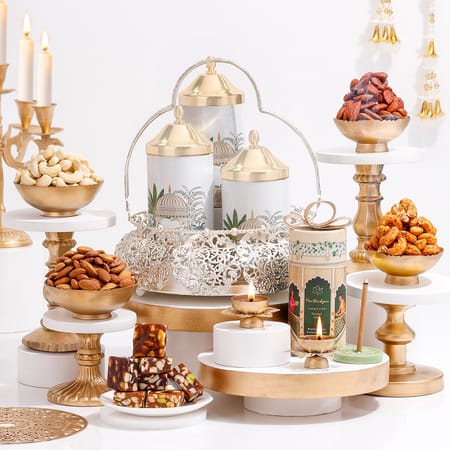 Diwali Gift Hamper With Assorted Treats-picture-38