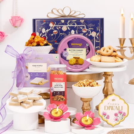 Diwali Gift Hamper With Butter Cookies And Millet Mix-picture-40