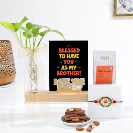 Elegant Kundan Rakhi Hamper-picture-38