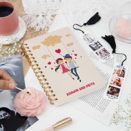 Kenon Engraved Leather Notebook To My Boyfriend Gifts- India | Ubuy