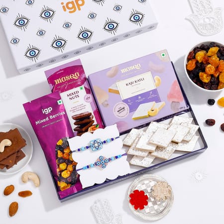 Feng Shui Evil Eye Rakhi Gift Hamper-image-37