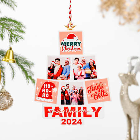 Festive Family Personalized Christmas Ornament