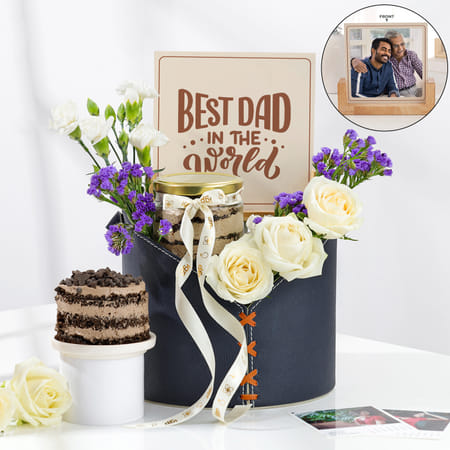 Floral Elegance Personalized Father's Day Hamper-image-29