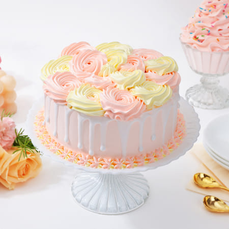 Floral Swirl Cake 1 KG-image-4